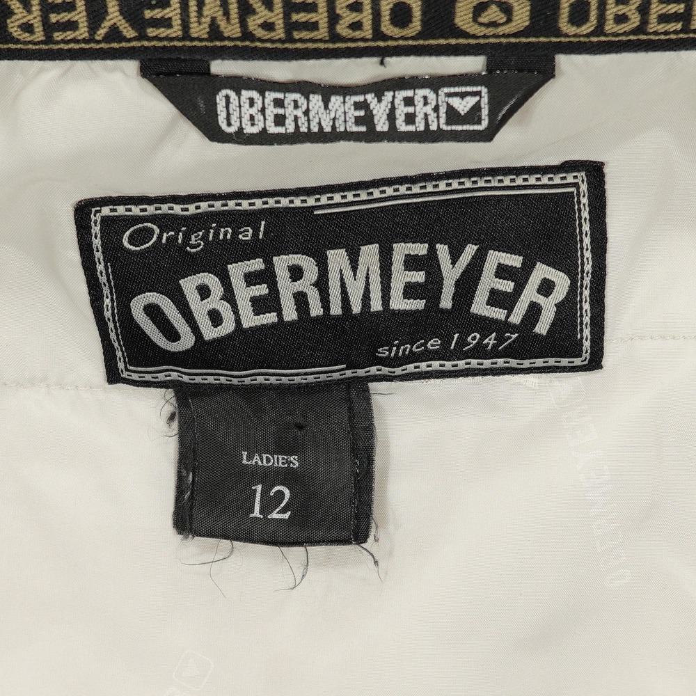Vintage Obermeyer Jacket Womens 12 Red Colorblock Ski Hooded Parka Dynamic 90s - Picture 4 of 9
